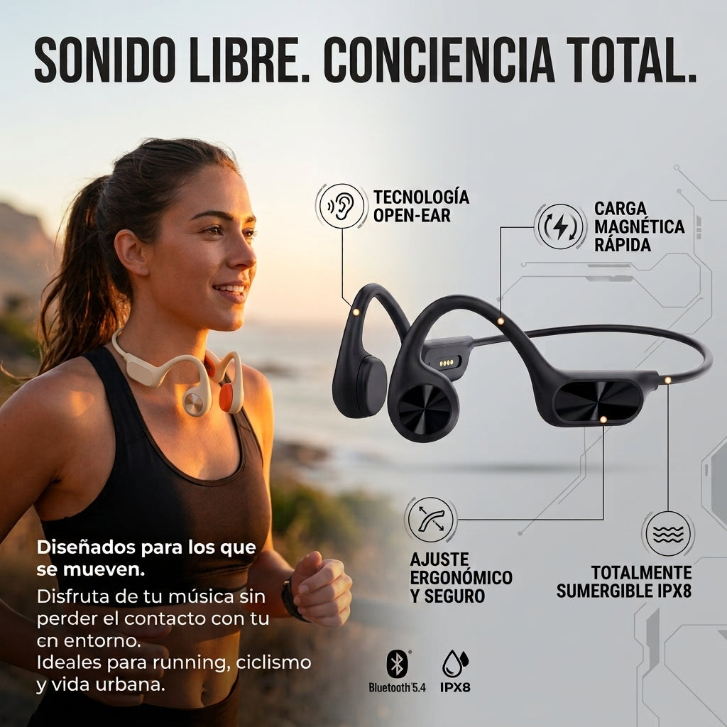 Auriculares de Conducción Ósea