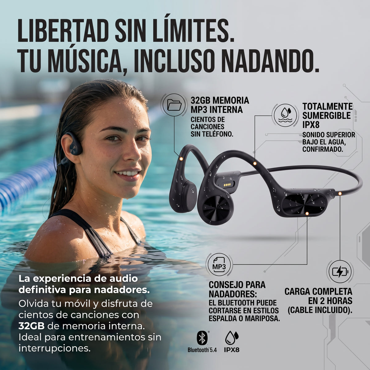 Auriculares de Conducción Ósea